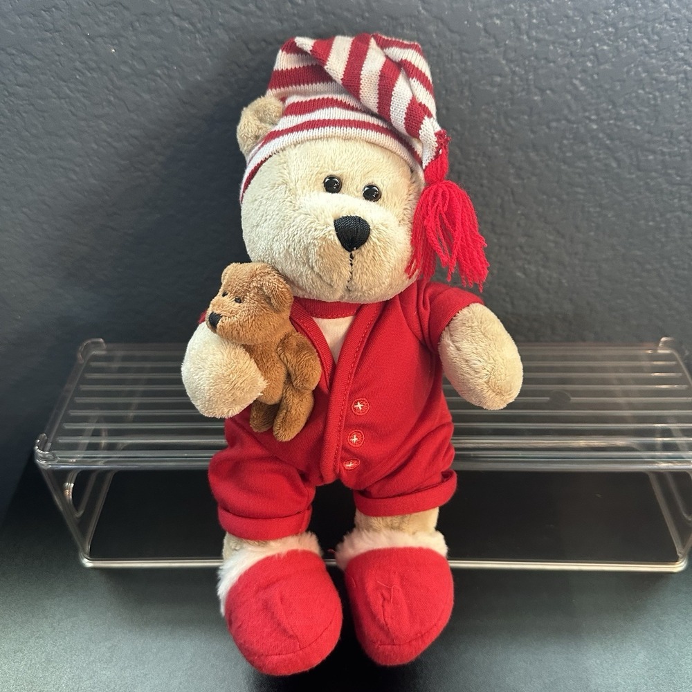 Starbucks‎ Coffee Bearista Bear Plush Teddy 2007 Red Pajamas 68th Edition NWT